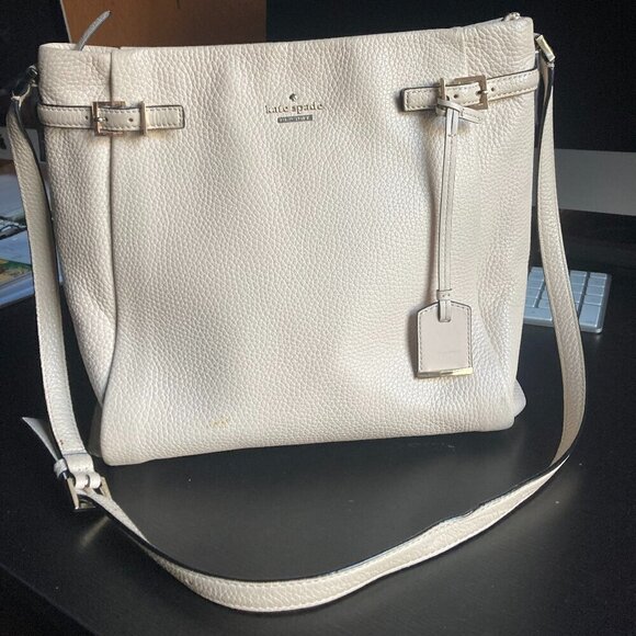 KATE SPADE NEW YORK IVORY Leather purse - Picture 1 of 16